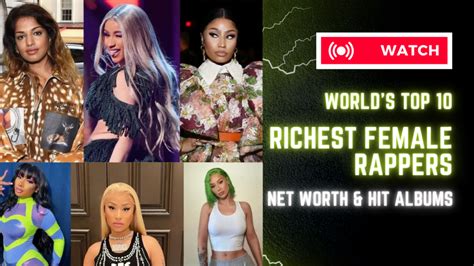 New list of top 10 richest female rappers, net worth 2023, Watch hit ...