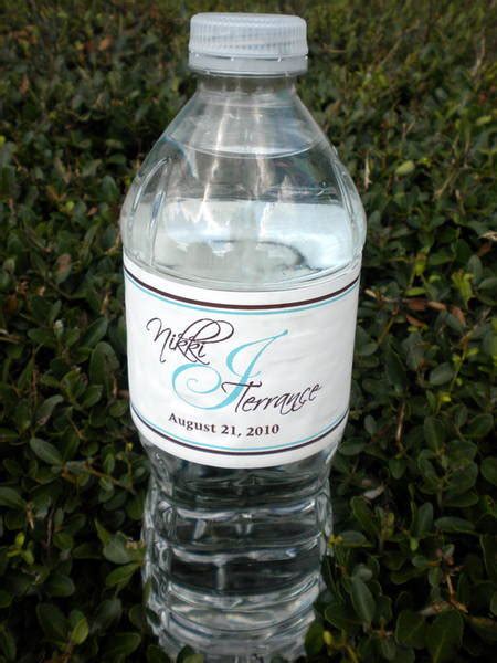 Nikki & Terrance Wedding Water Bottle Label - Customer Ideas - OnlineLabels.com