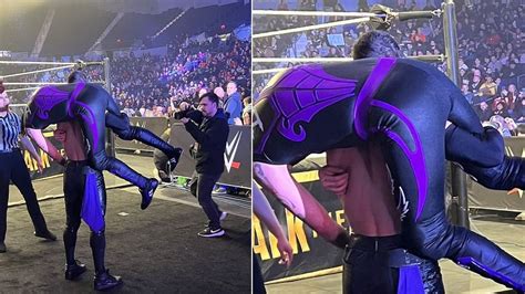 Top WWE Superstar carries Dominik Mysterio to the back at live event