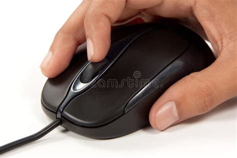 Scrolling On Wheel On Computer Mouse Royalty Free Stock Photos - Image: 16820478