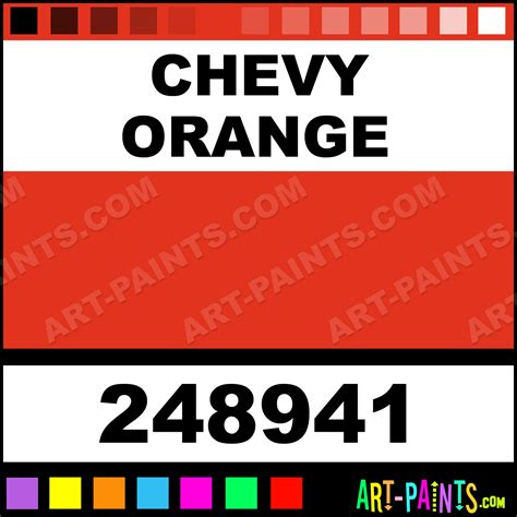 Chevy Orange Engine Enamel Enamel Paints - 248941 - Chevy Orange Paint, Chevy Orange Color, Rust ...