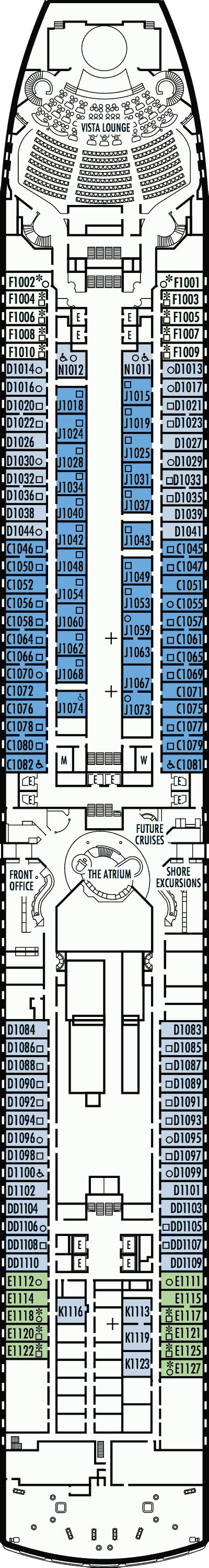 Noordam deck plans - Cruiseline.com