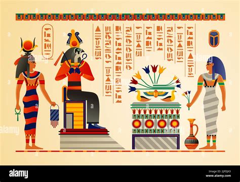 Egyptian culture mythology rituals ancient gods scenes symbols ...