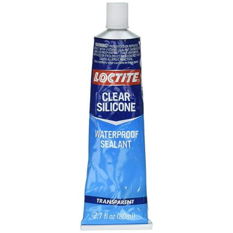 Loctite 2.7 Oz Tub Clear Silicone Waterproof Sealant - Walmart.com ...