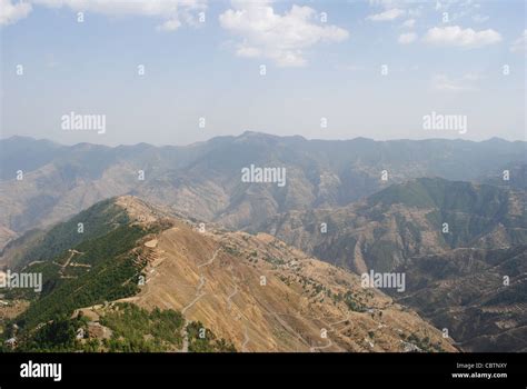 a photograph of an indian landscape depicting the windward and leeward ...