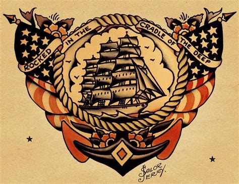 Sovereign of The Seven Seas: Sailor Tattoos and their meanings