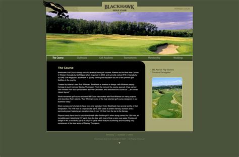 Blackhawk Golf Club on Behance