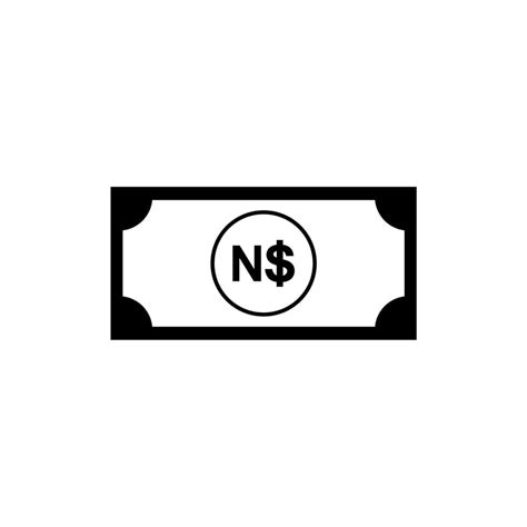 Namibia Currency Symbol, Namibian Dollar Icon, NAD Sign. Vector ...