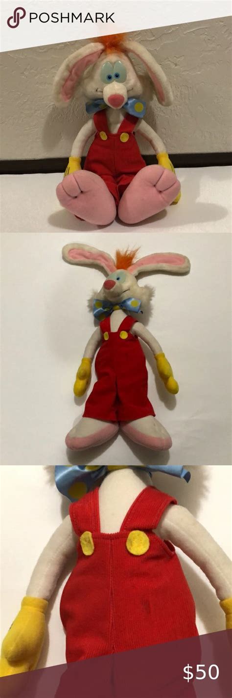 Vintage 1988 Disney who framed Roger rabbit plush | Rabbit plush, Roger ...