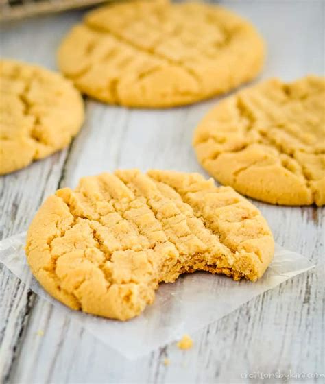 Old Fashioned Peanut Butter Cookies - Creations by Kara