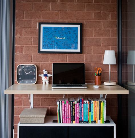 My Home Office | My small home office is a standing desk ($1… | Flickr