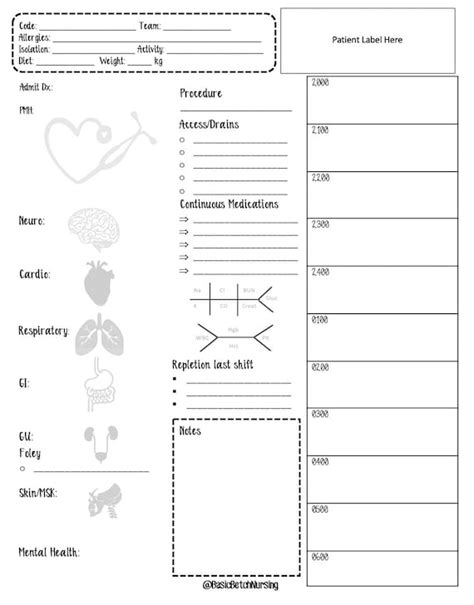 Nurse Report Sheet | ubicaciondepersonas.cdmx.gob.mx