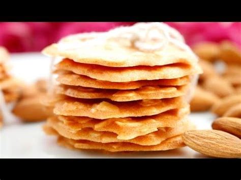 (728) Chinese New Year Almond Cookies | Almond Tuile Recipe Video ...