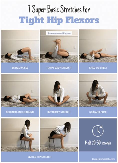 basic stretches for tight hip flexors beginners pinterest | Hip flexor exercises, Hip workout ...