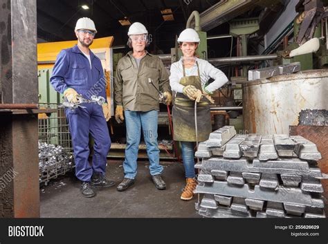 Foundry Workers Team Image & Photo (Free Trial) | Bigstock