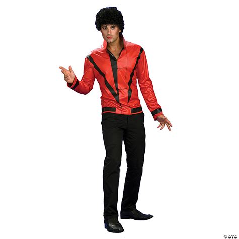 Men's Red Thriller Michael Jackson Jacket | Oriental Trading