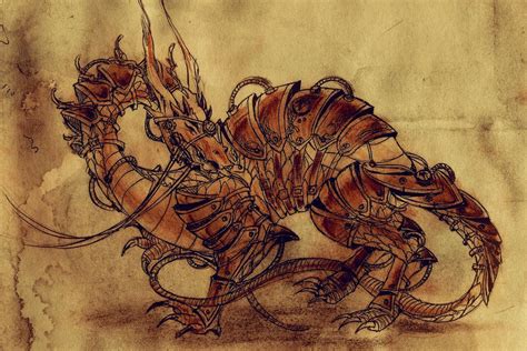 Steampunk Dragon by Angelinell.deviantart.com on @deviantART