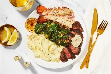 Garlic Herb Butter Steak & Lobster Tails Recipe | HelloFresh