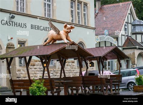 Museum of Pig restaurant in Stuttgart, Germany Stock Photo - Alamy