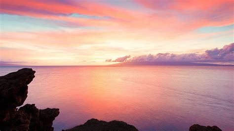 Hawaii, Sunset Hawaii Beach HD wallpaper | Pxfuel