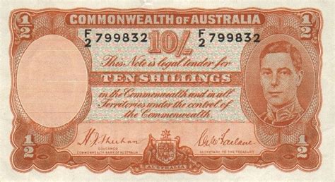 10 Shilling banknote Australia - Exchange yours for cash today