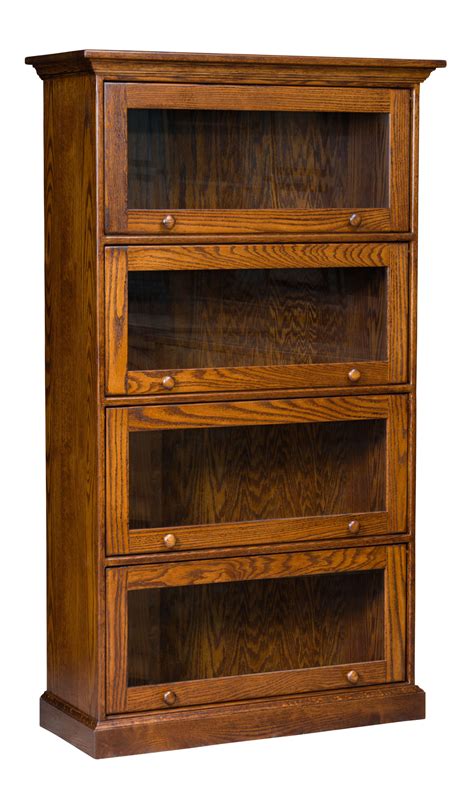 Traditional Barrister Bookcase | Amish Solid Wood Bookcases | Kvadro ...