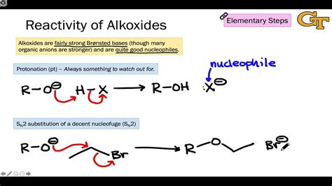 02.06 Reactivity of Alkoxides - YouTube