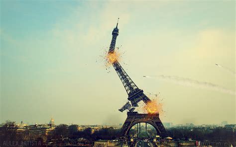 Eiffel Tower Destroyed by AllexBatista on DeviantArt