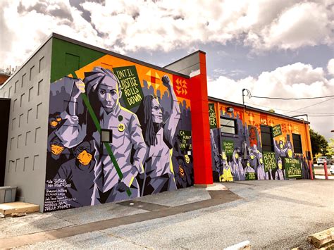 Local artists collaborate on new Black Lives Matter mural - Fayetteville Flyer