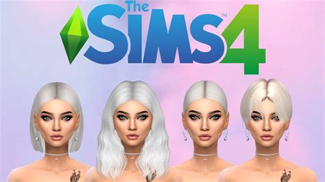 The Sims 4 Short and Medium Alpha CC Hair Collection Part 1 + Creator CC Links! - YouTube