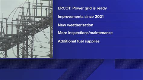 ERCOT says Texas power grid is ready for winter weather | wfaa.com