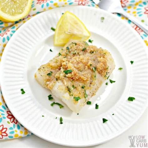 Keto Oven Baked Cod Recipe - Zero-Net Carb Dinner - Low Carb Yum