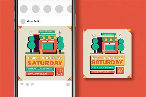 Small Business Saturday Flyer Set Graphic by Bignoodle · Creative Fabrica