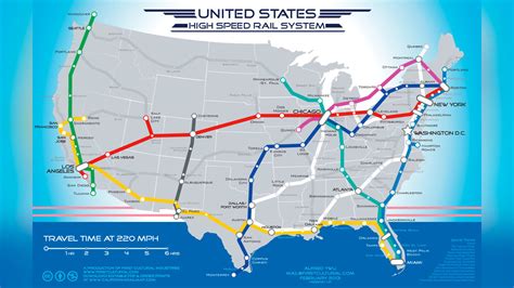 United States High Speed Rail System Map: Image Gallery (List View ...