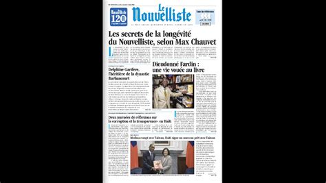 Le Nouvelliste, 120 ans de journalisme en Haïti | L'heure du monde