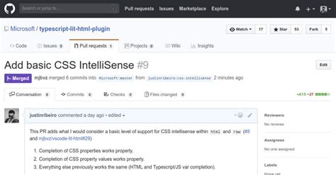 Added CSS intellisense to lit-html-plugin for VS Code - Justin Ribeiro