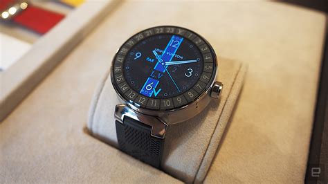 Louis Vuitton's smartwatch is an extravagant take on Android Wear ...