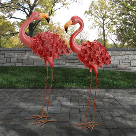 National Tree Company Spring Decor Pink Flamingo, Pink | Flamingo ...