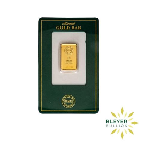 5g Gold The Royal Mint Minted Bar