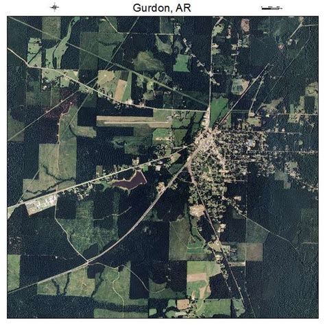 Aerial Photography Map of Gurdon, AR Arkansas