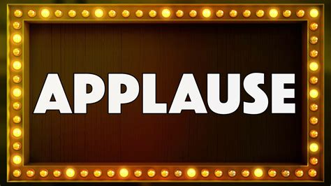 Applause Sign Animation - YouTube