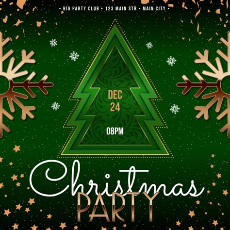 Copy of CHRISTMAS PARTY BANNER | PosterMyWall