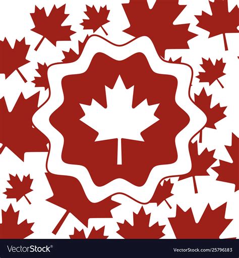 Maple leaf canada design Royalty Free Vector Image