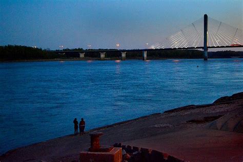 Cape Girardeau riverfront and Emerson Bridge 11-10-2012 | Riverfront, Cape girardeau, River