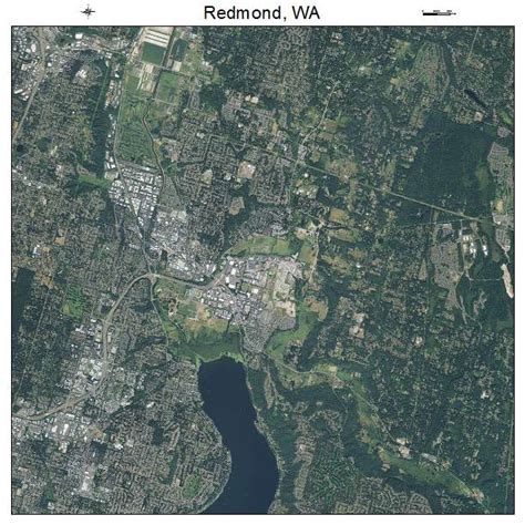 Aerial Photography Map of Redmond, WA Washington