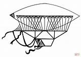 Airship Coloring Page  Free Printable Coloring Pages sketch template