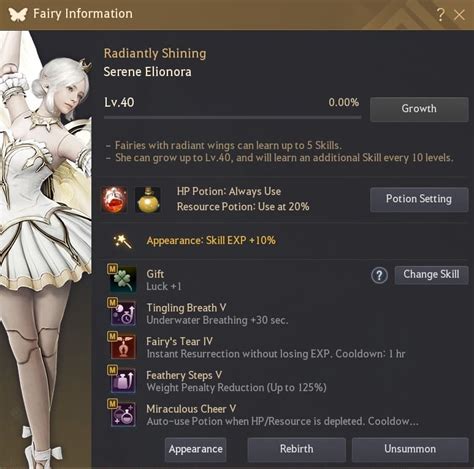 Black Desert Online Fairy Guide – Skills, Tiers & Appearances