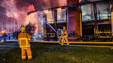 2-alarm fire destroys historic Calif. yacht club