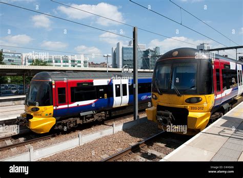 Two class 333 trains in Northern Rail livery at Leeds railway station in England Stock Photo - Alamy