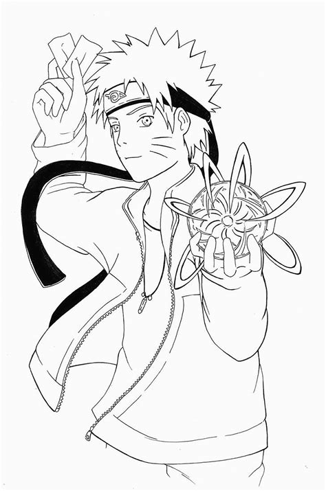 Rasengan - Naruto Coloring Pages for Kids